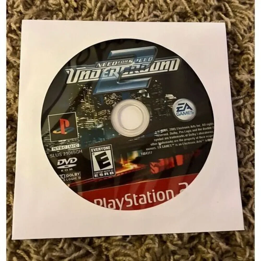 Ps2 Games Lot  Need For Speed, Underground 2, DD Revolution, Football,‎ NASCAR